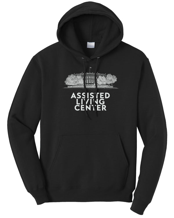White House Assisted Living Center Fleece Pullover Hooded Sweatshirt