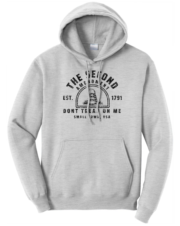 Second Amendment Fleece Pullover Hooded Sweatshirt