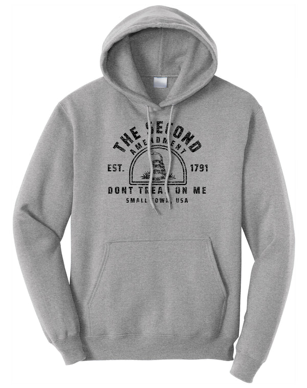 Second Amendment Fleece Pullover Hooded Sweatshirt