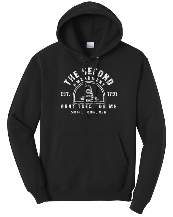 Second Amendment Fleece Pullover Hooded Sweatshirt