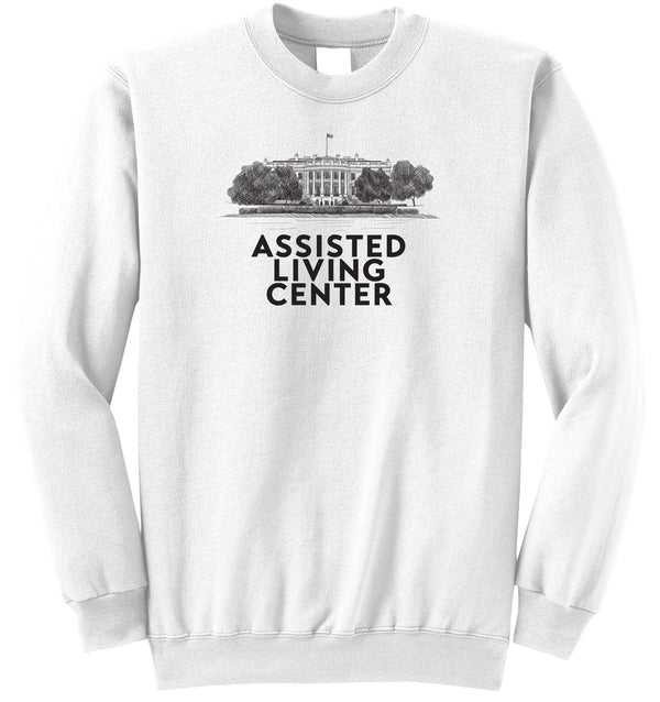 White House Assisted Living Center Fleece Crewneck Sweatshirt