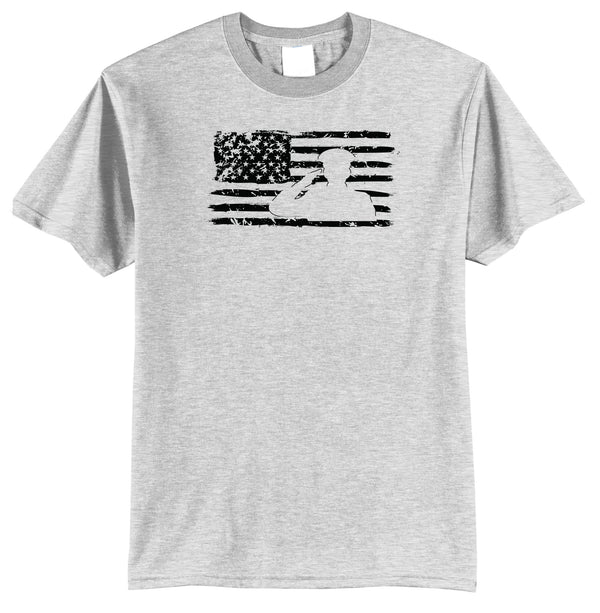 Veteran Salute Flag Short Sleeve T-Shirt