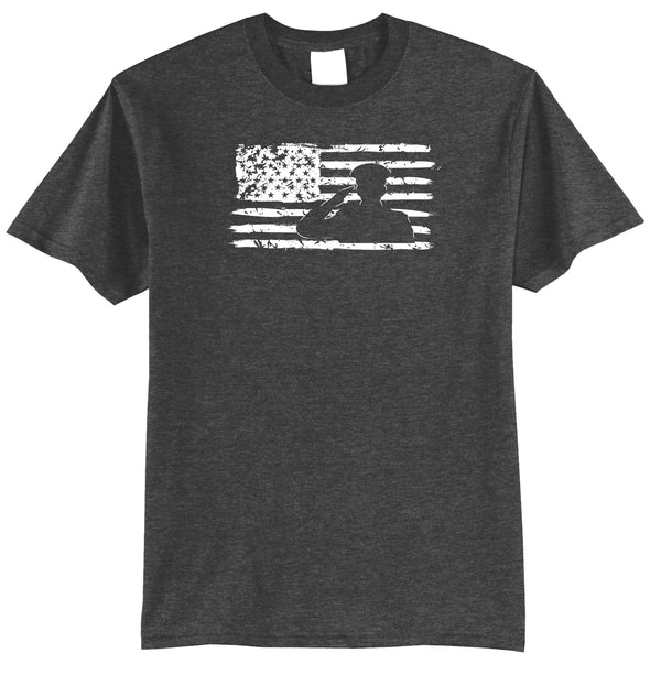 Veteran Salute Flag Short Sleeve T-Shirt