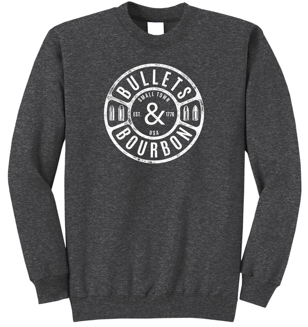 Bullets & Bourbon Fleece Crewneck Sweatshirt