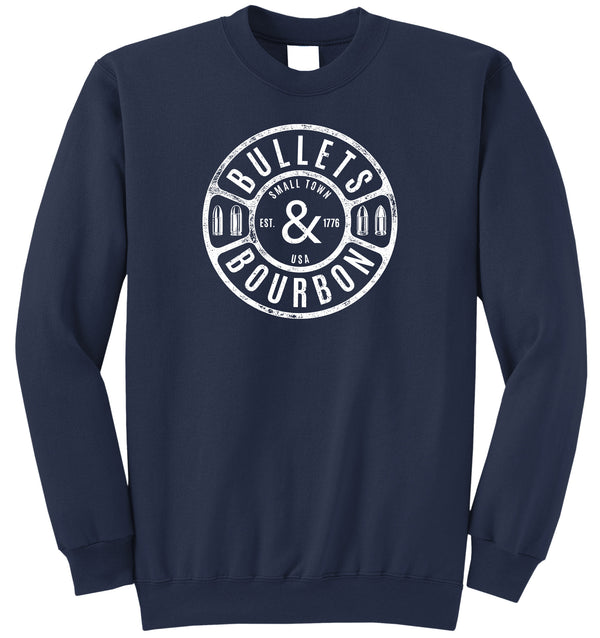 Bullets & Bourbon Fleece Crewneck Sweatshirt