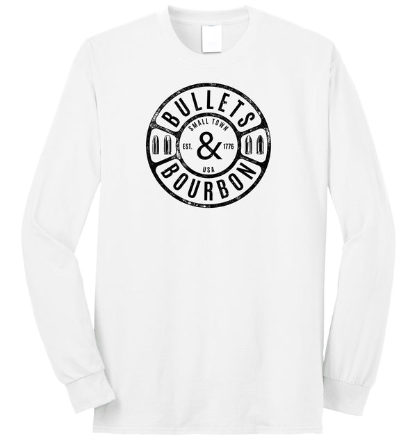 Bullets & Bourbon Long Sleeve T-Shirt