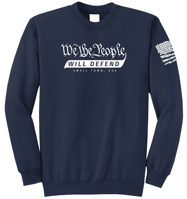 We The People Fleece Crewneck Sweatshirt