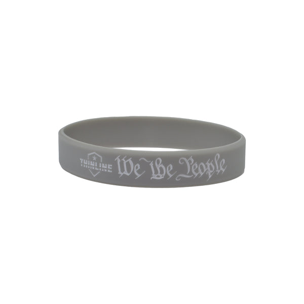 We The People Silicone Wristband