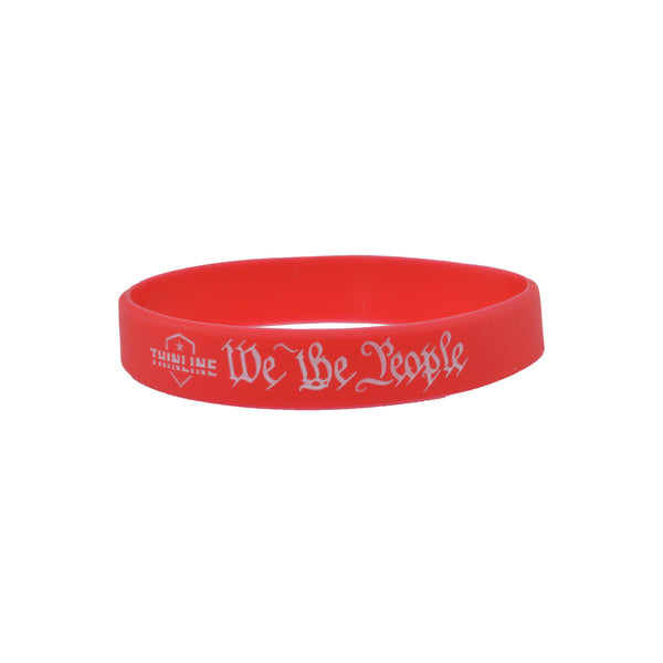 We The People Silicone Wristband